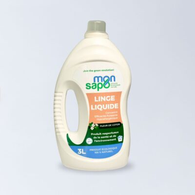 Linge Liquide Fleur de Coton -3L- : سائل غسيل الملابس برائحة زهرة القطن - 3 لتر
